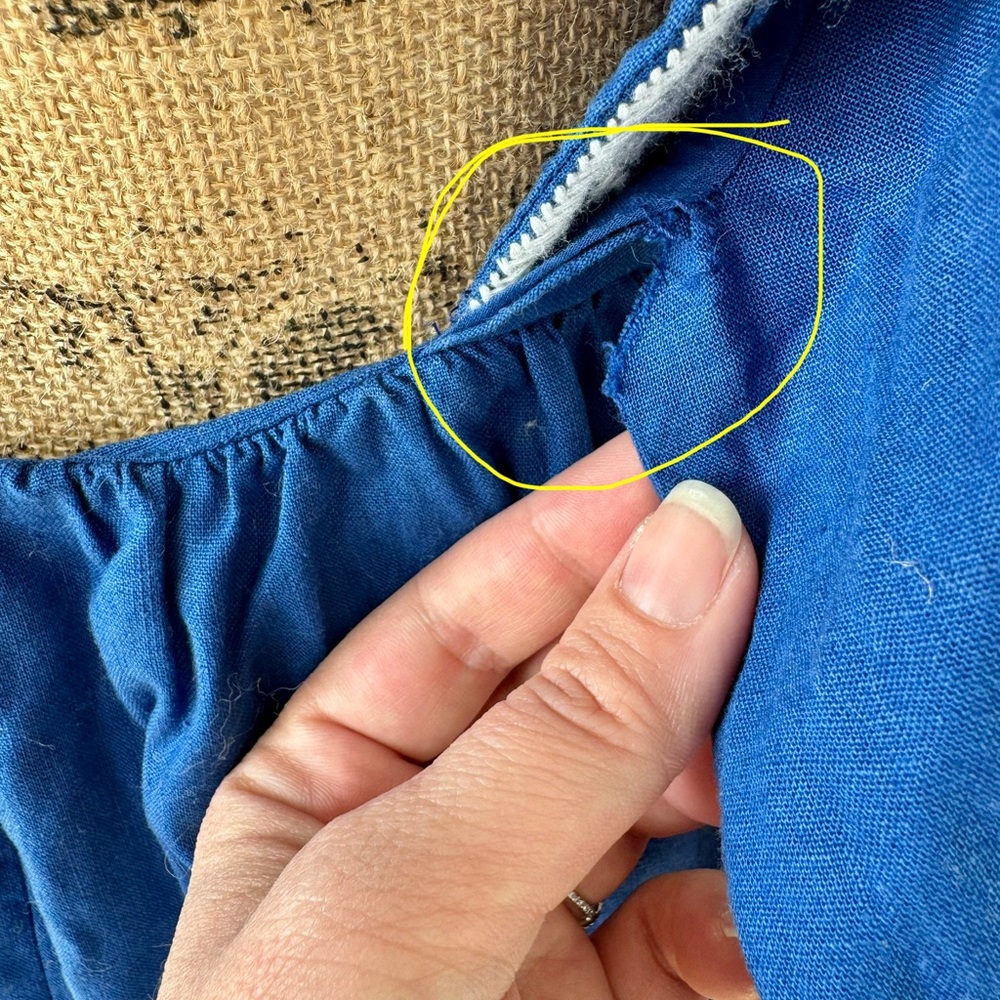 FARM Rio Blue Embroidered Maxi Dress - Picture 6 of 10